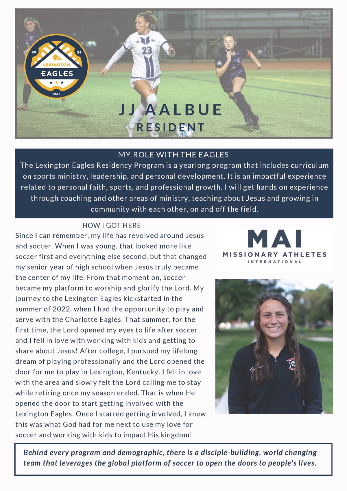 About JJ Aalbue and MAI - Page 1